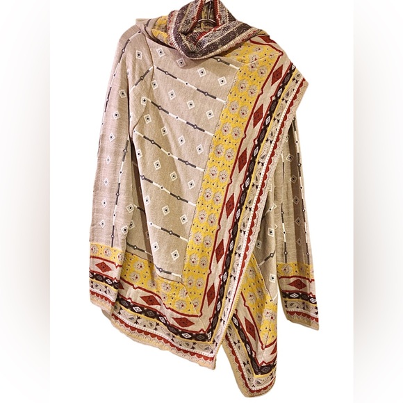 NWT Freeway Southwestern Flyaway Cardigan Size Large + Free Shipping - Picture 5 of 9